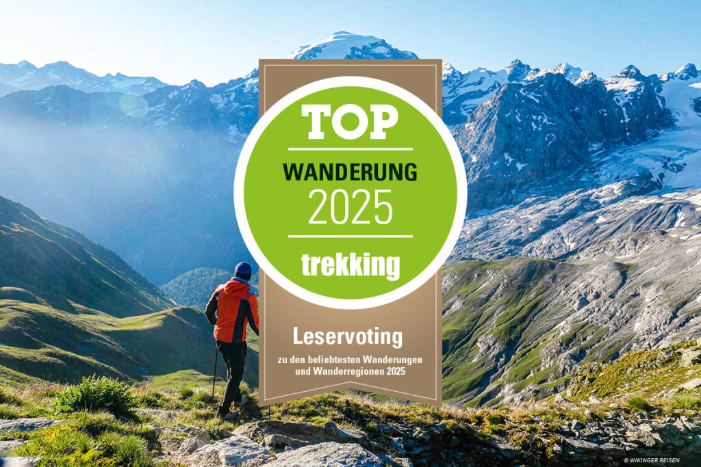 Leservoting zu den beliebtesten Wanderungen und Wanderregionen 2025 Bild © Wikinger Reisen