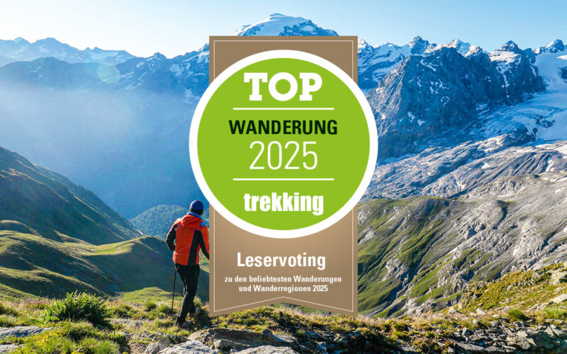 Leservoting zu den beliebtesten Wanderungen und Wanderregionen 2025 Bild © Wikinger Reisen