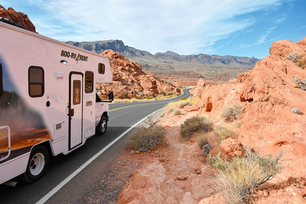 Wohnmobil auf der Route 66