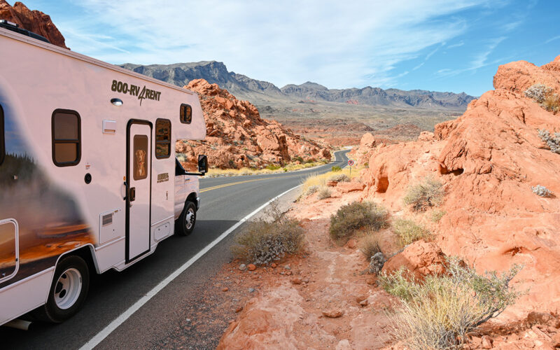 Wohnmobil auf der Route 66