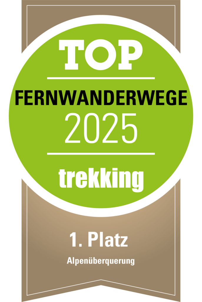 1. Platz Alpenüberquerung