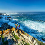 Wanderer auf dem Otter Trail in Südafrika