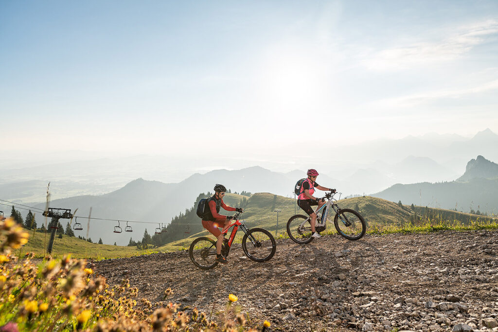 E-BIken in den Allgäuer Alpen in Pfronten