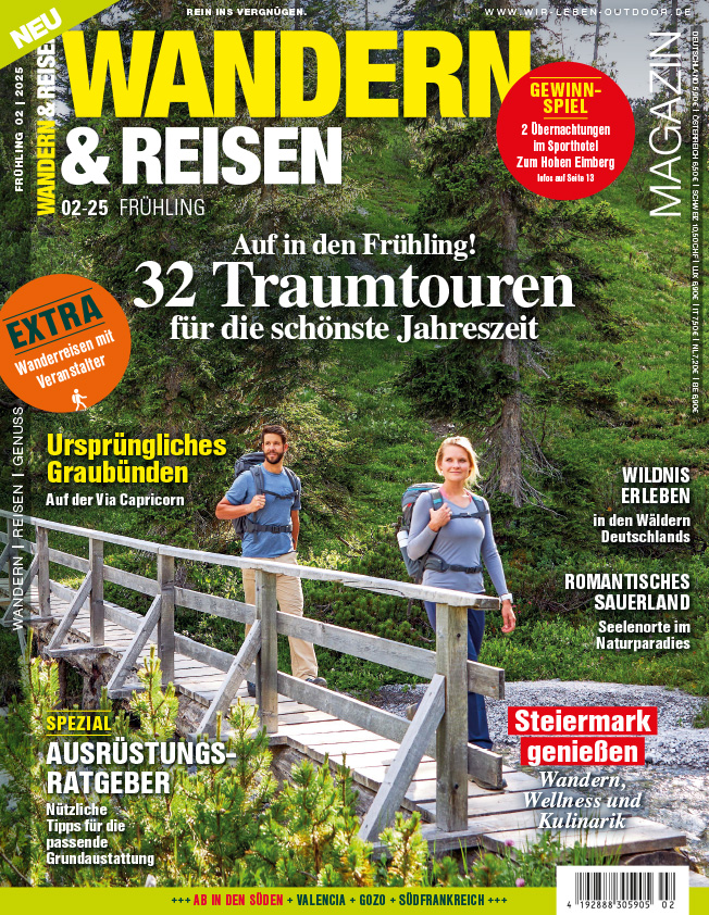 Wandern & Reisen Magazin Ausgabe 2/2025