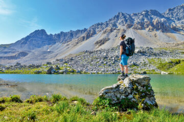 Wanderung auf der Via Capricorn in Graubünden